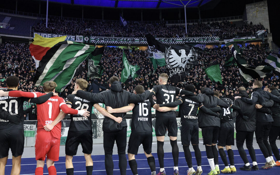 2:1-Sieg in Berlin  – Preußen-Wahnsinn im Olympiastadion