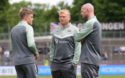 Kieran Schulze-Marmeling bereitet die Mannschaft auf das Heimspiel gegen Magdeburg vor 