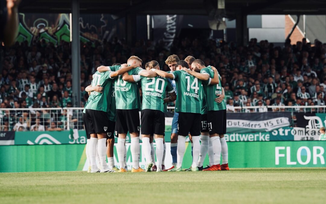 Jetzt noch bewerben: Fahnenkinder beim Heimspiel gegen Nürnberg