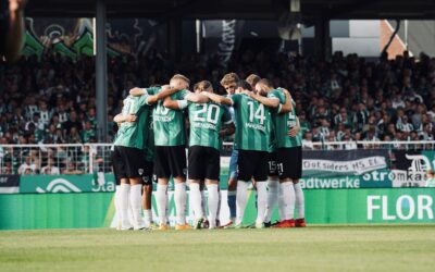 Jetzt noch bewerben: Fahnenkinder beim Heimspiel gegen Nürnberg