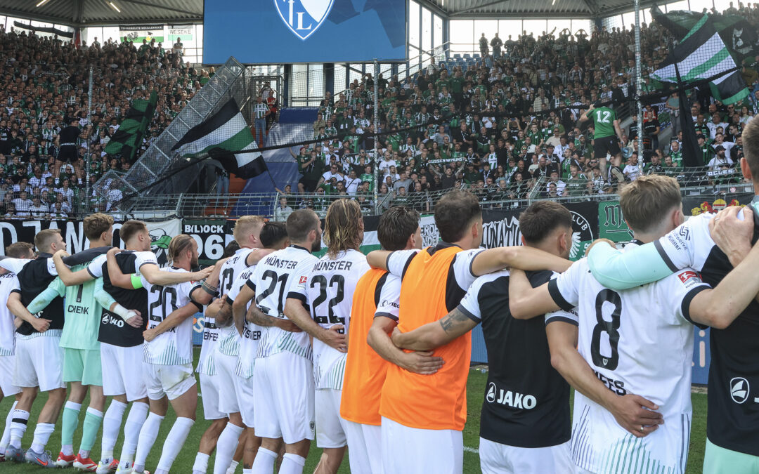 Ausverkauftes Ruhrstadion sieht verdienten 2:1-Auswärtssieg der Preußen