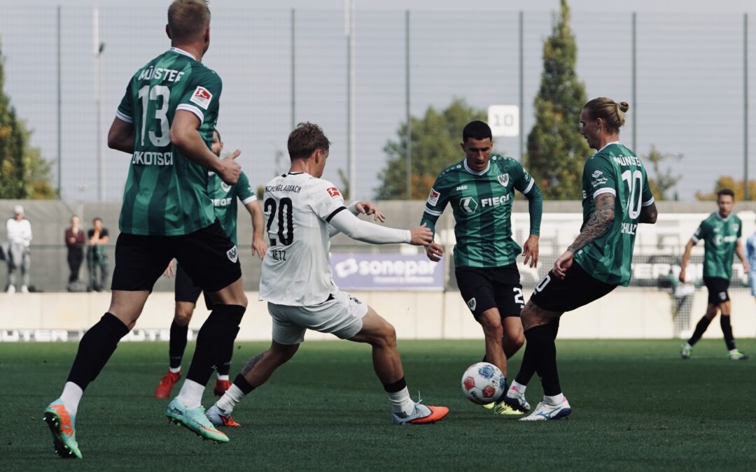 Knappe 2:3-Testspielniederlage bei Borussia Mönchengladbach