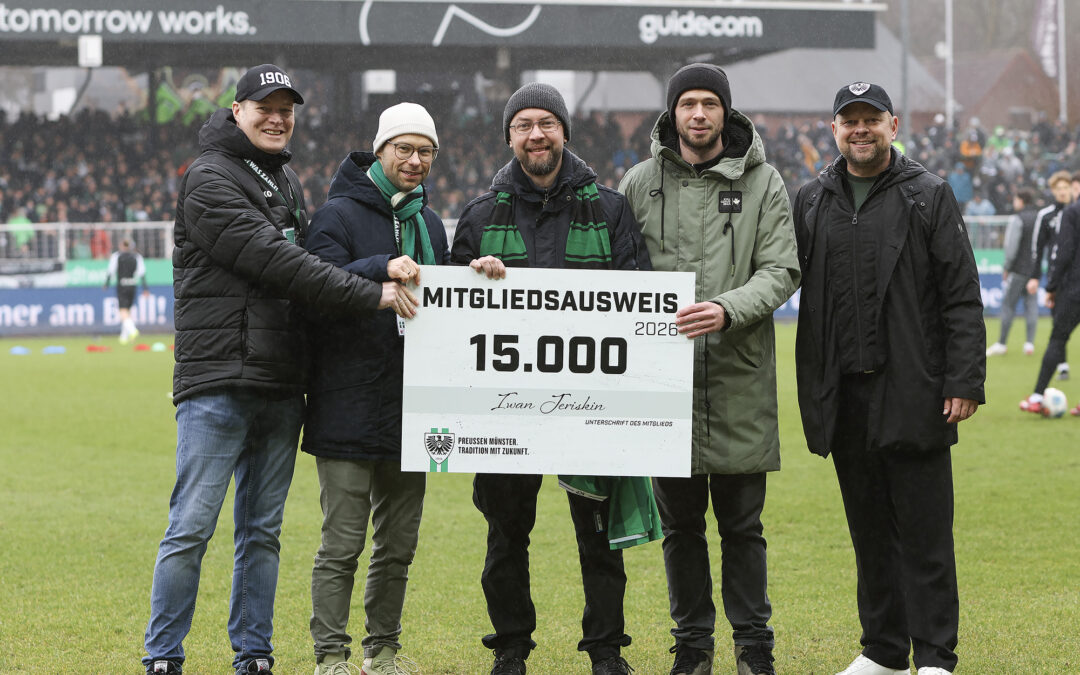 Der nächste Meilenstein: Adlerträger ehren das 15.000 Mitglied  