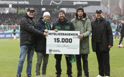 Der nächste Meilenstein: Adlerträger ehren das 15.000 Mitglied  