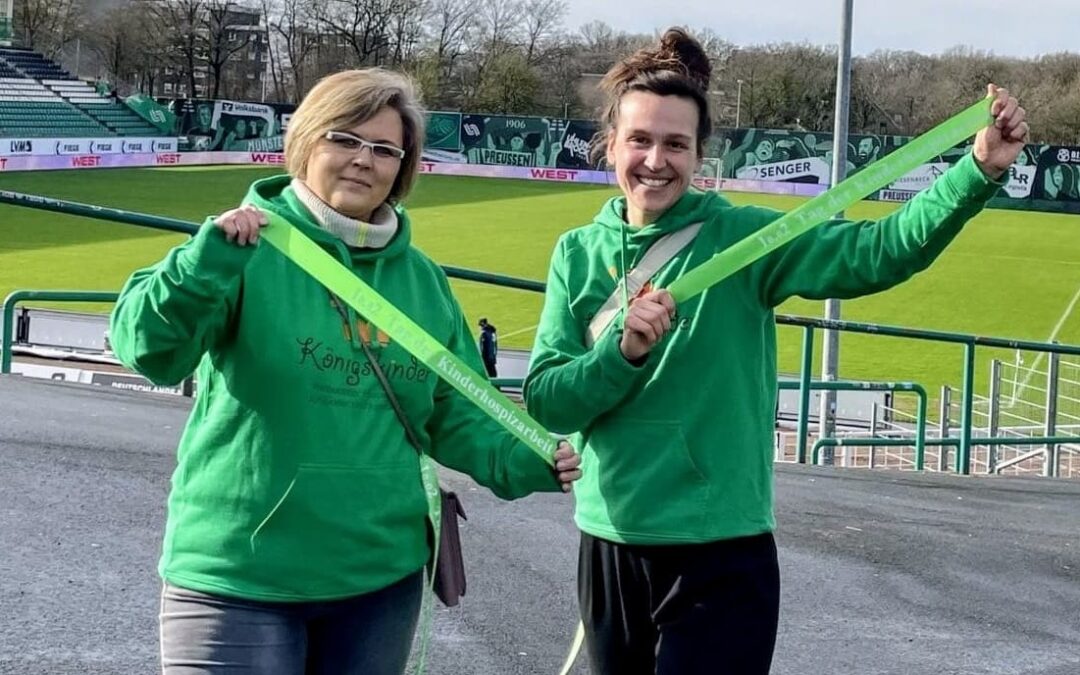 Zeichen des Zusammenhalts: Königskinder zum Tag der Kinderhospizarbeit im LVM-Preußenstadion  