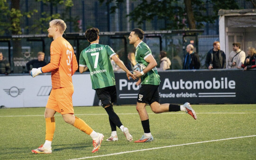 U23 verliert unglücklich gegen Rheine – am Dienstag ist Rot-Weiss Ahlen zu Gast im LVM-Preußenstadion 