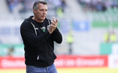 Alois Schwartz in Elversberg zum letzten Mal an der Seitenlinie  