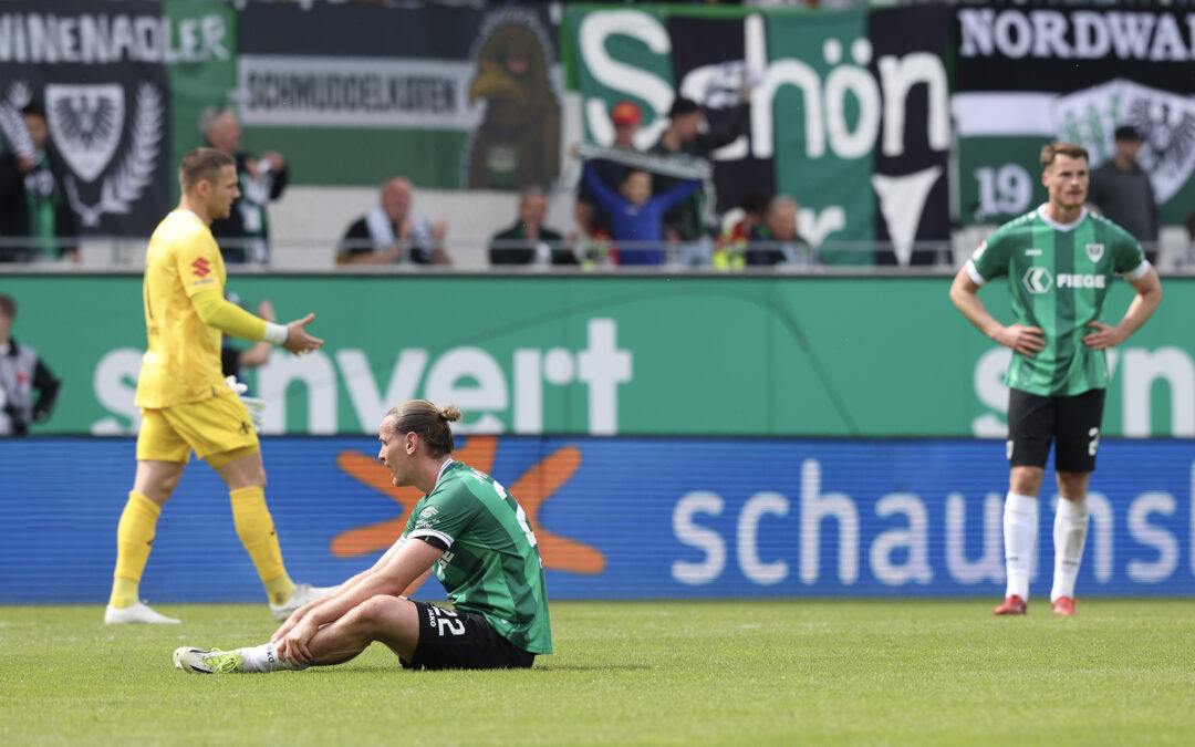 Drittligaabstieg nach 1:1-Untentschieden gegen Darmstadt besiegelt