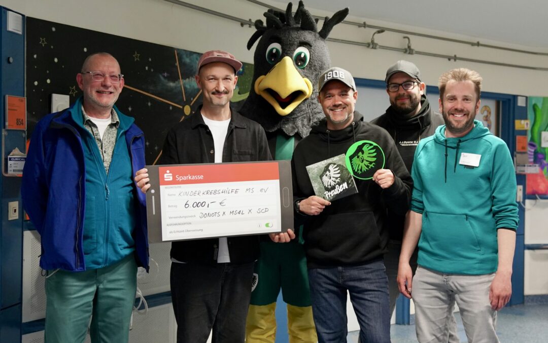 Preußen-Song: Donots x MS4L spenden 6.000 Euro an die Kinderkrebshilfe 