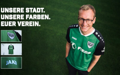 Unsere Stadt. Unsere Farben. Euer Verein. – Unser Heimtrikot 2026/27
